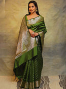 Serene Mehndi Green Color Art Silk Saree