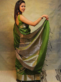 Serene Mehndi Green Color Art Silk Saree