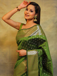 Serene Mehndi Green Color Art Silk Saree