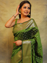 Serene Mehndi Green Color Art Silk Saree