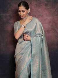 Ethereal Sea Green Color Art Silk Saree