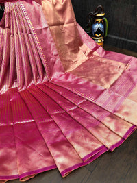 Vivacious Pink Color Art Silk Saree